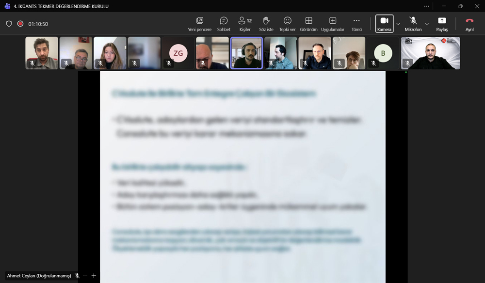 İKÜANTS TEKMER 4. Değerlendirme Kurulu